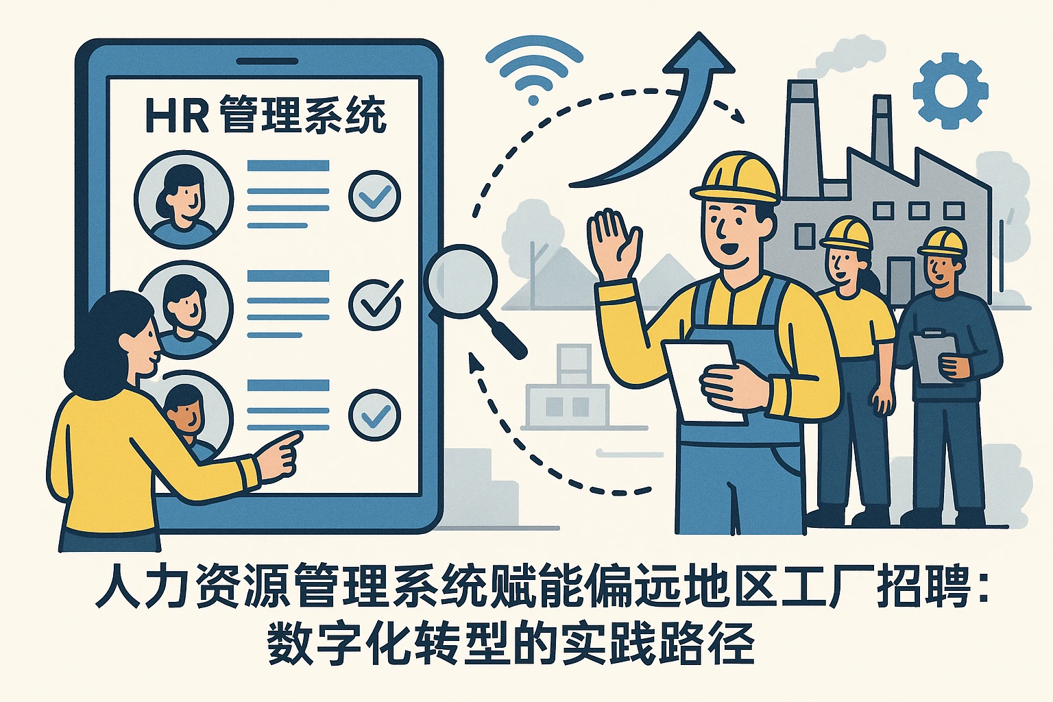人力资源管理系统赋能偏远地区工厂招聘：数字化转型的实践路径