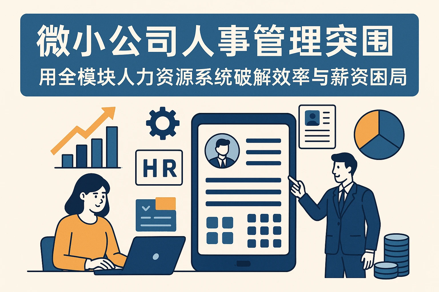 微小公司人事管理突围：用全模块人力资源系统破解效率与薪资困局