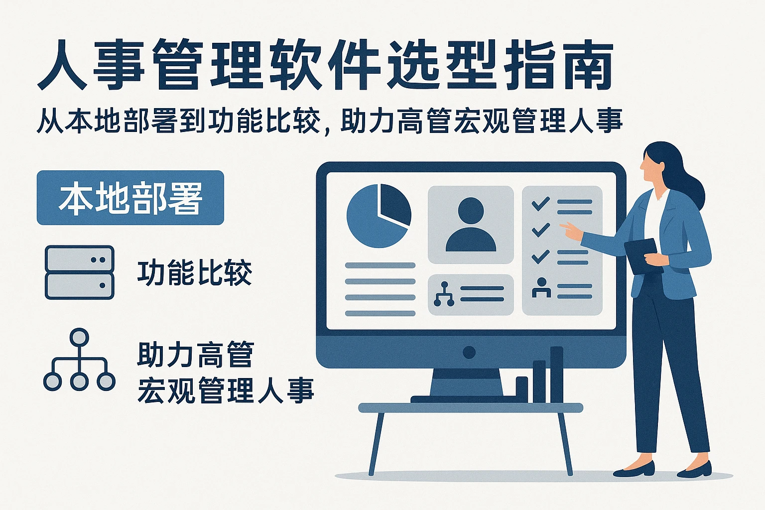 人事管理软件选型指南：从本地部署到功能比较，助力高管宏观管理人事
