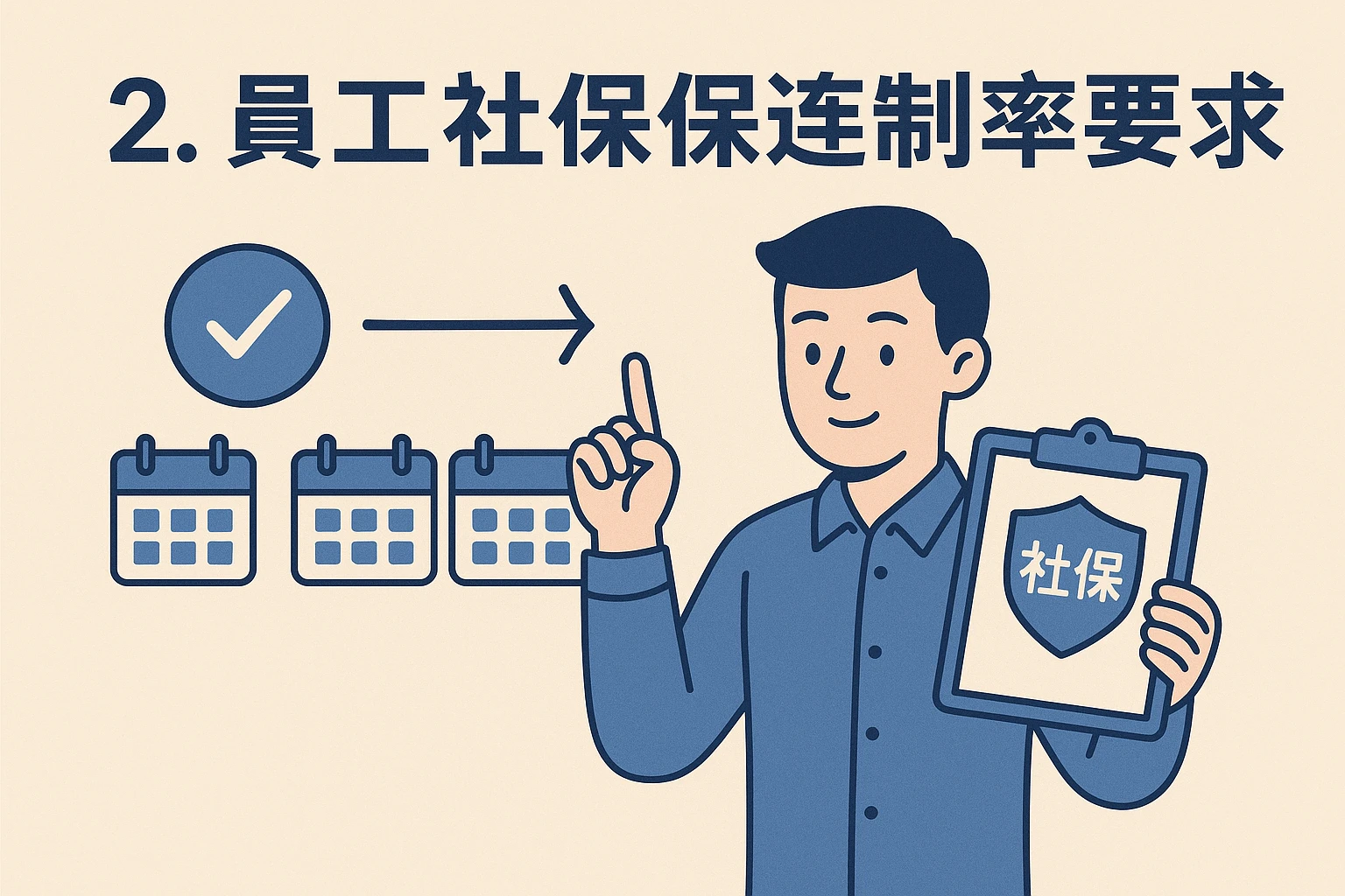 2. 员工社保的连续性要求