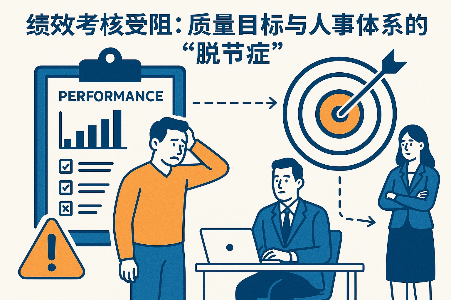 2. 绩效考核受阻：质量目标与人事体系的“脱节症”