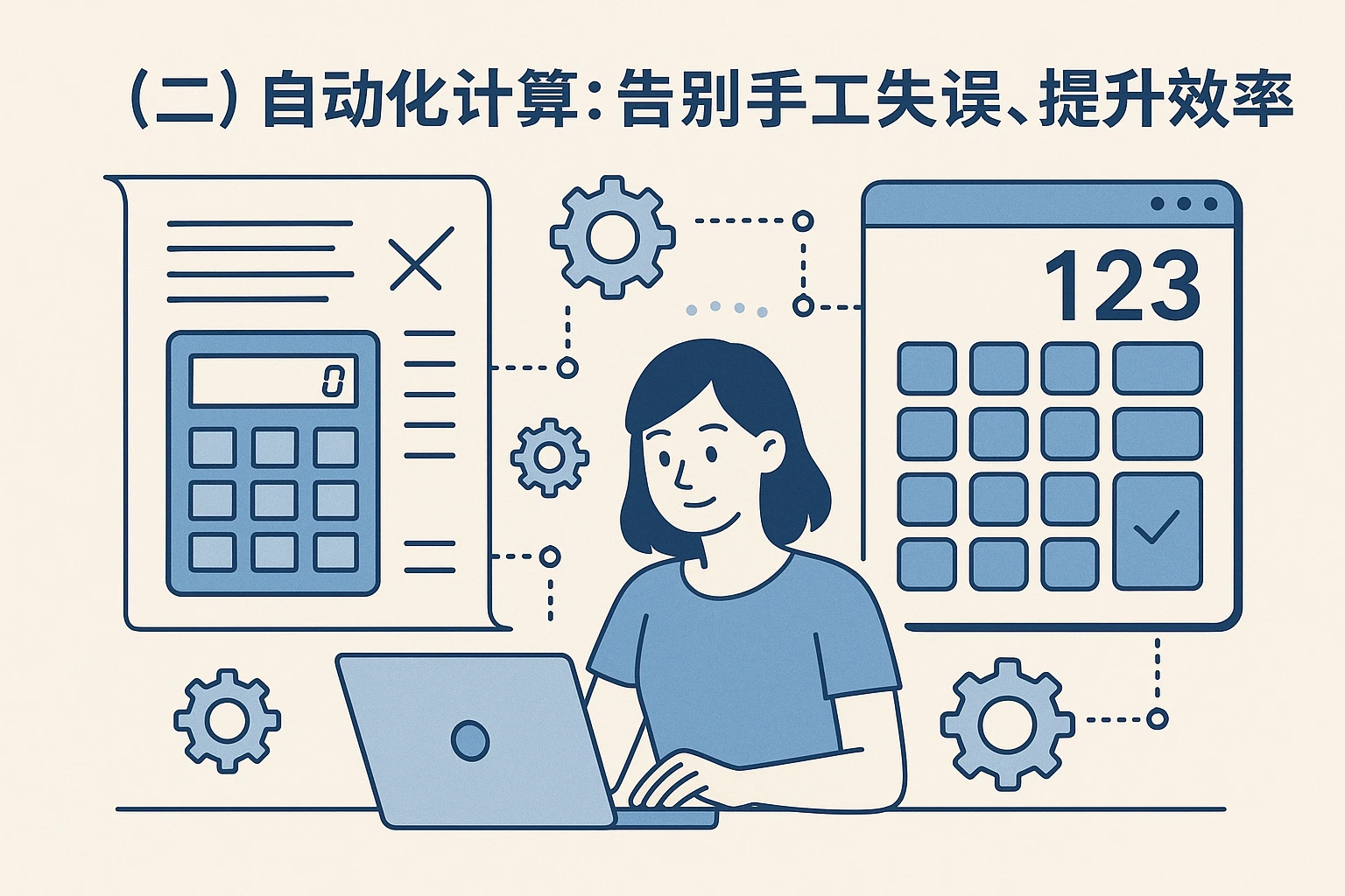 （二）自动化计算：告别手工失误，提升效率