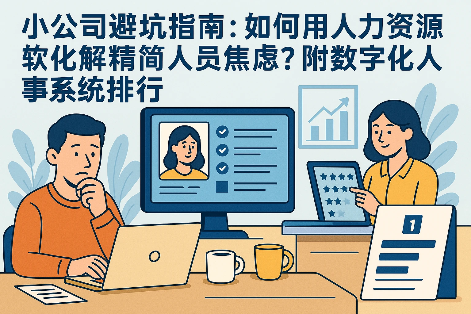 小公司避坑指南：如何用人力资源软件化解精简人员焦虑？附数字化人事系统排行榜