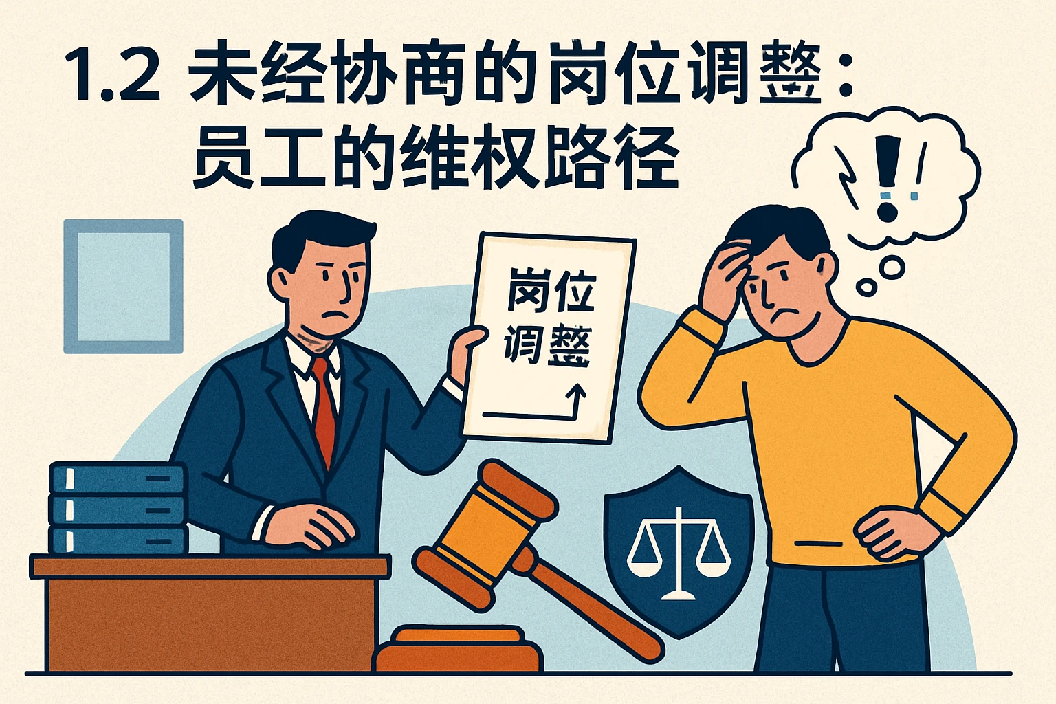 1.2 未经协商的岗位调整：员工的维权路径