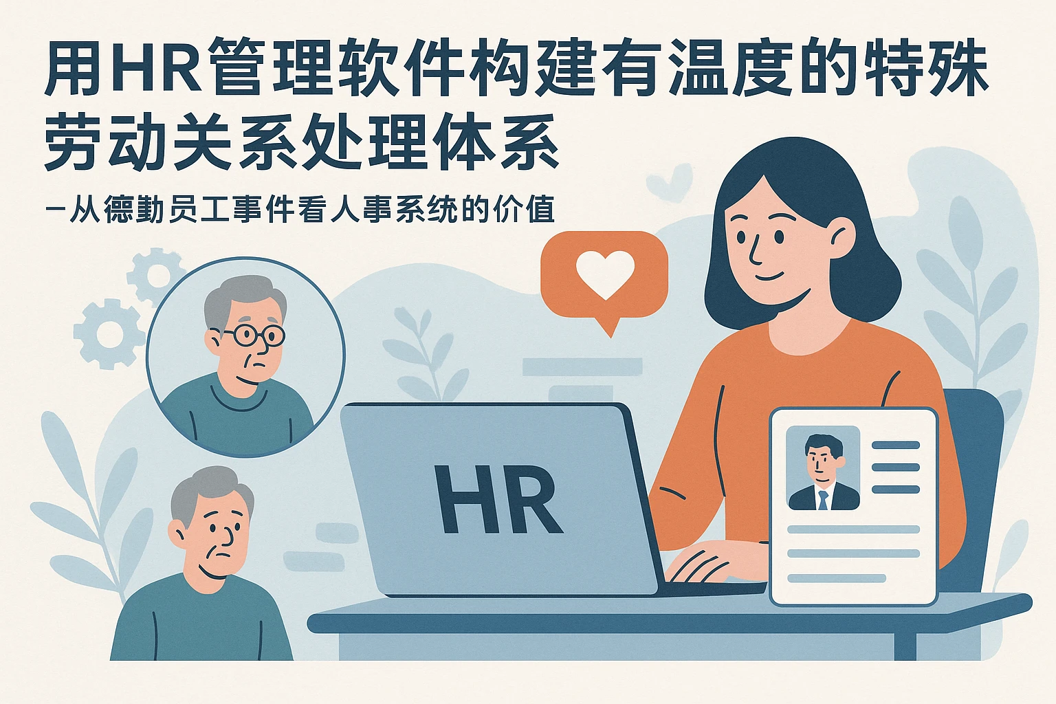 用HR管理软件构建有温度的特殊劳动关系处理体系——从德勤员工事件看人事系统的价值