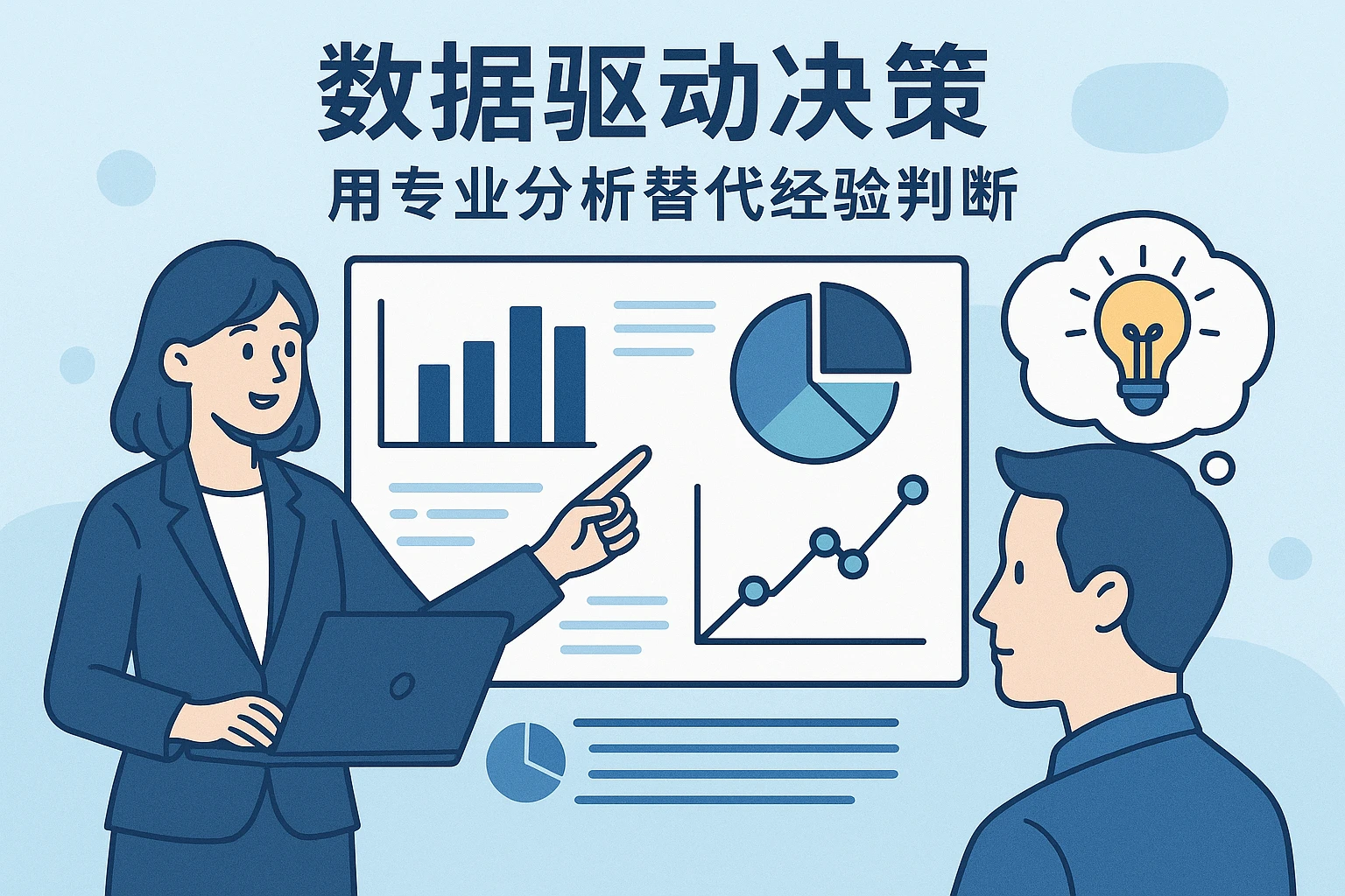 2. 数据驱动决策，用专业分析替代经验判断