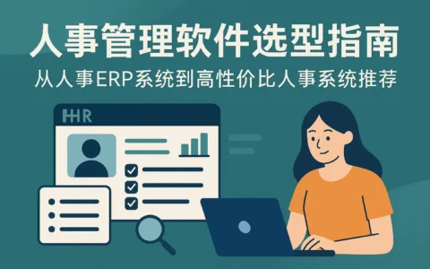 人事管理软件选型指南：从人事ERP系统到高性价比人事系统推荐