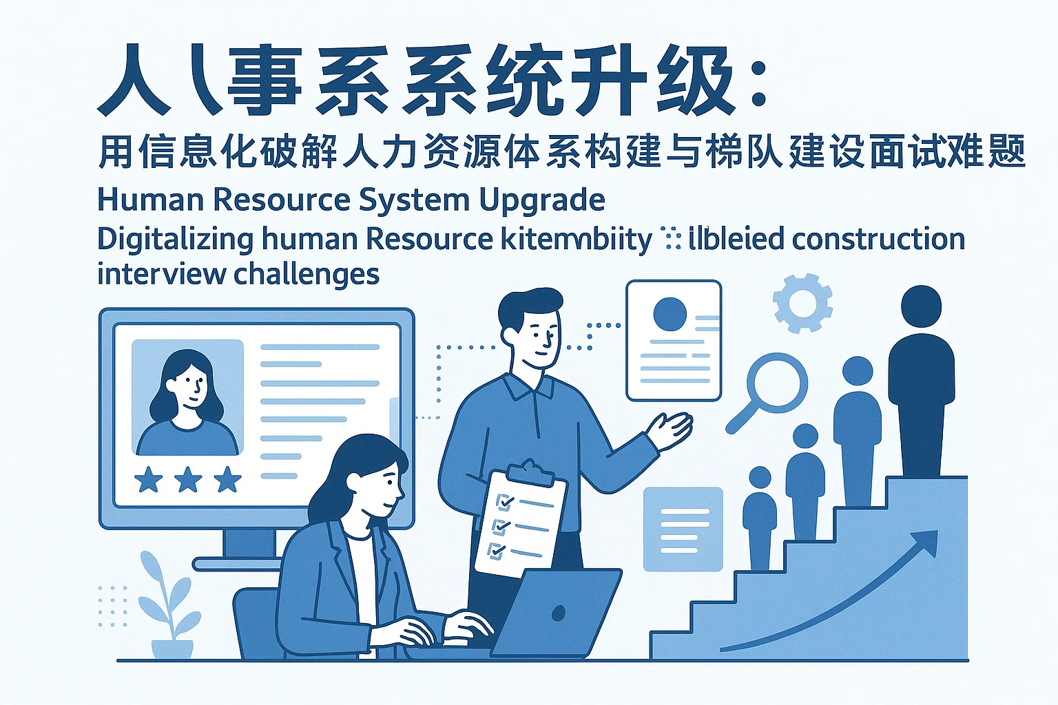 人事系统升级：用信息化破解人力资源体系构建与梯队建设的面试难题