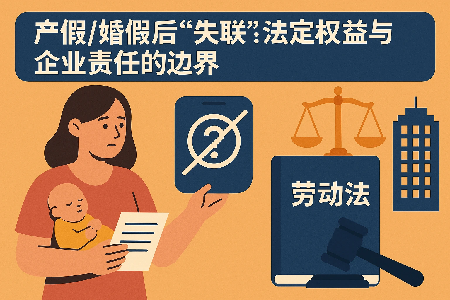 2. 产假/婚假后“失联”：法定权益与企业责任的边界