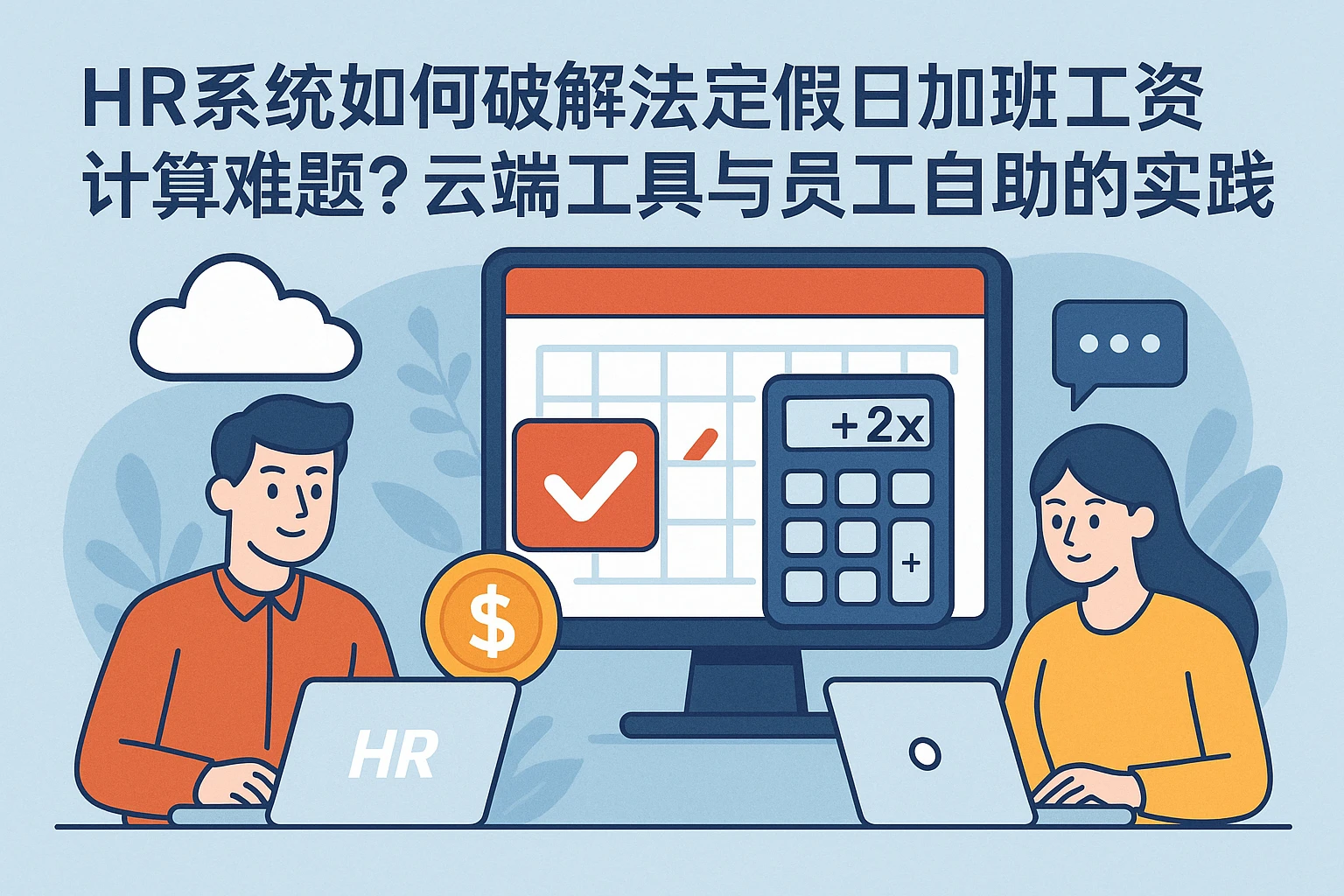 HR系统如何破解法定假日加班工资计算难题？云端工具与员工自助的实践