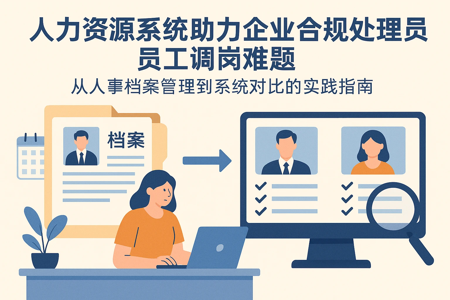 人力资源系统助力企业合规处理员工调岗难题——从人事档案管理到系统对比的实践指南