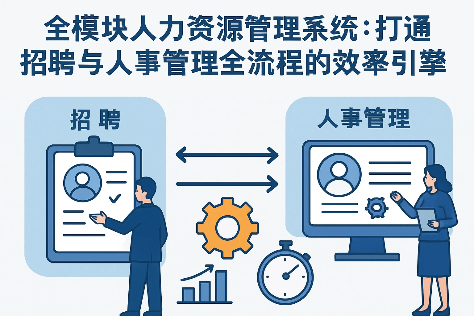 全模块人力资源管理系统：打通招聘与人事管理全流程的效率引擎