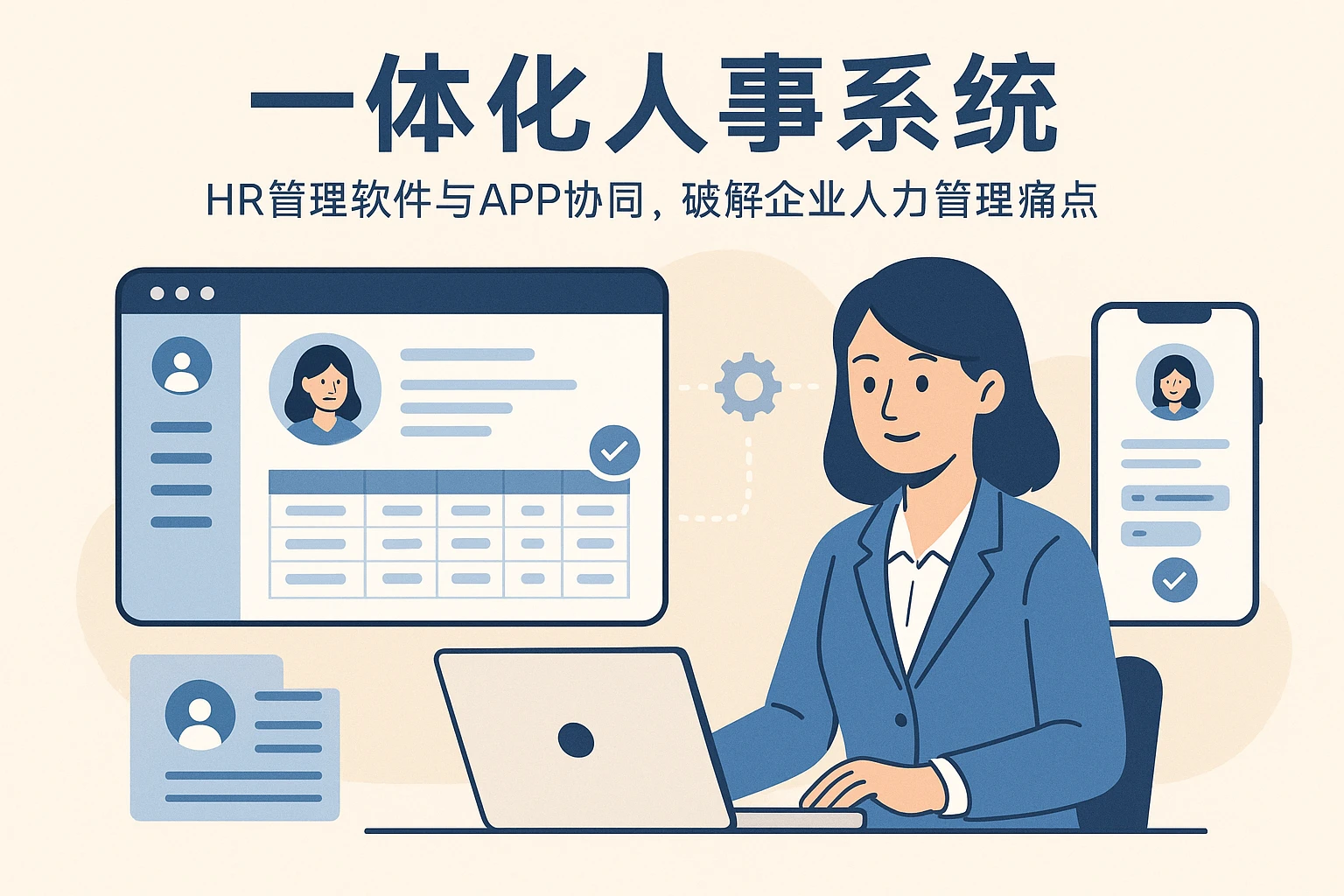一体化人事系统：HR管理软件与APP协同，破解企业人力管理痛点