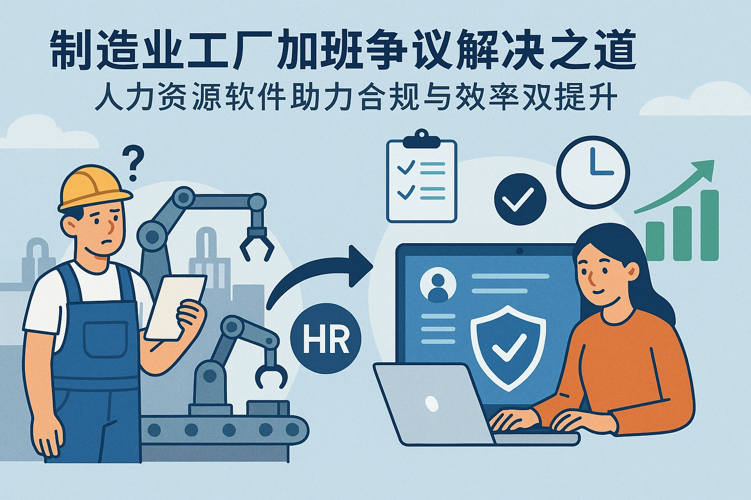 制造业工厂加班争议解决之道：人力资源软件助力合规与效率双提升