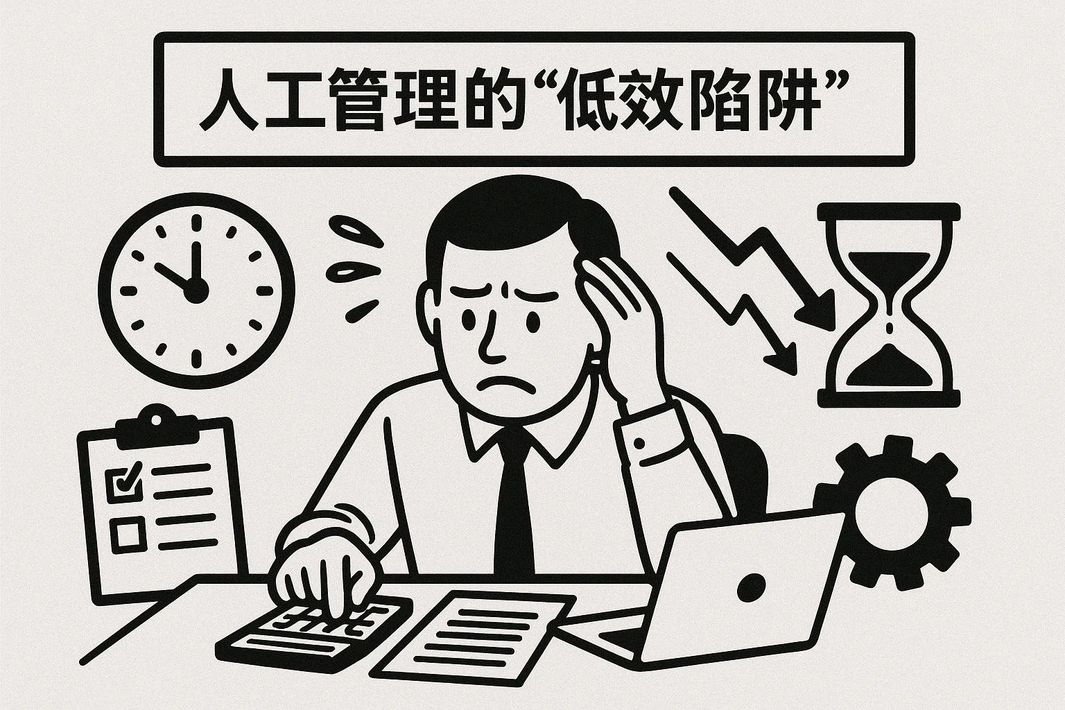 2. 人工管理的“低效陷阱”