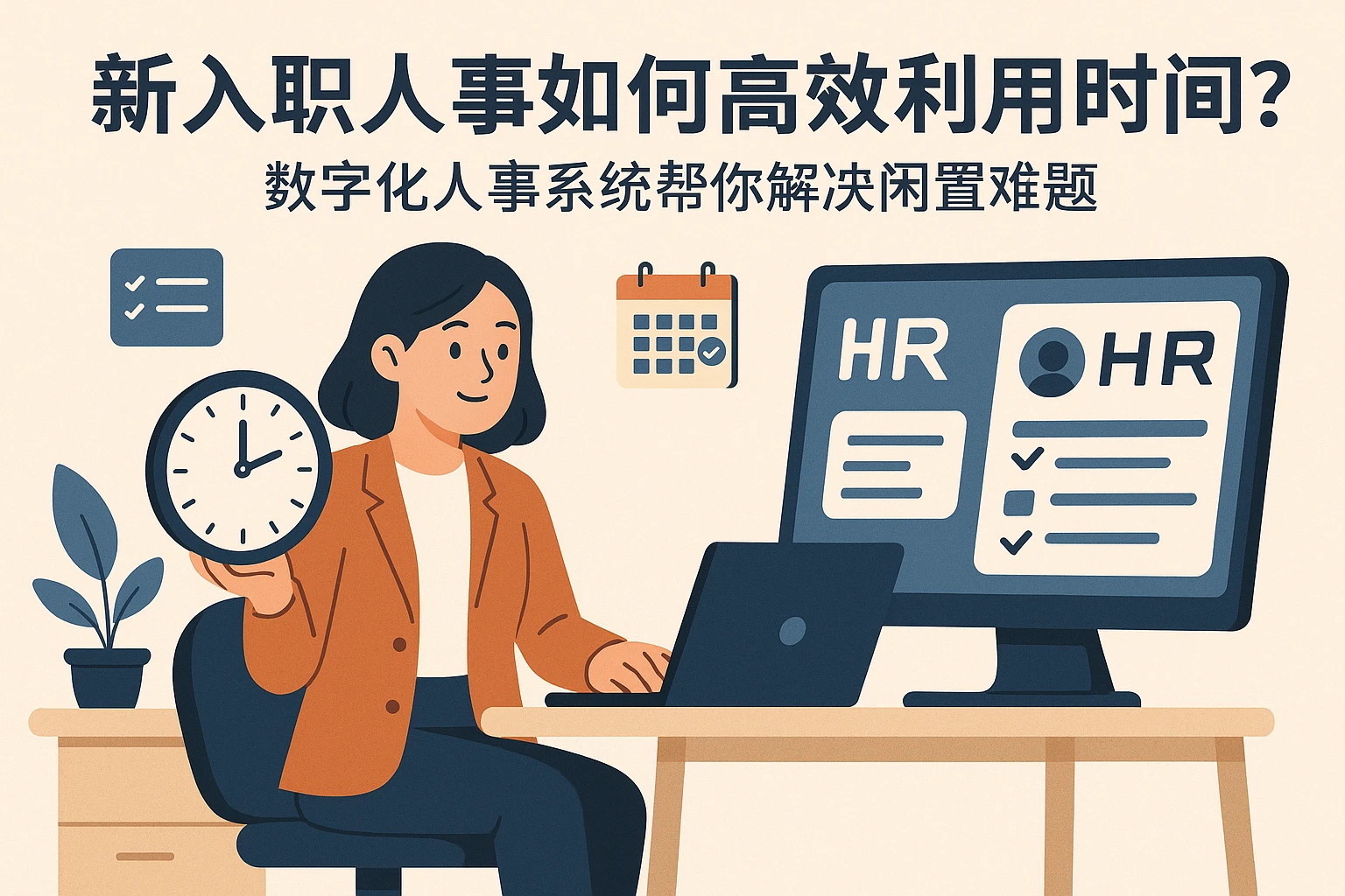 新入职人事如何高效利用时间？数字化人事系统帮你解决闲置难题