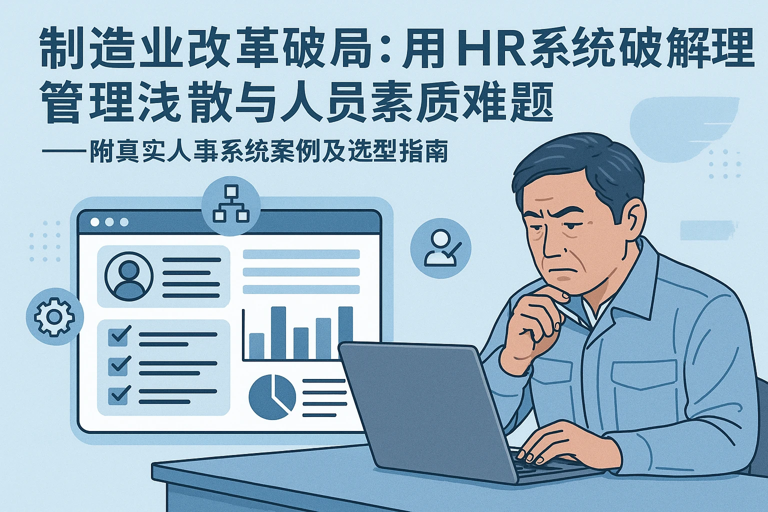 制造业改革破局：用HR系统破解管理涣散与人员素质难题——附真实人事系统案例及选型指南