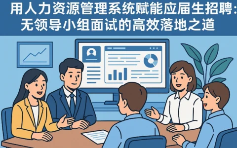 用人力资源管理系统赋能应届生招聘：无领导小组面试的高效落地之道