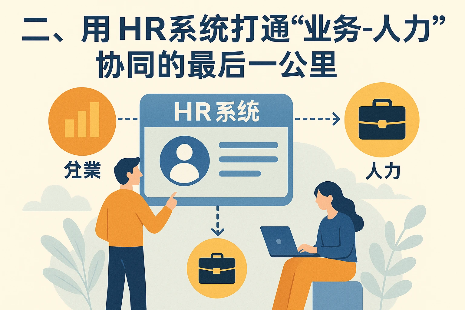 二、用HR系统打通“业务-人力”协同的最后一公里