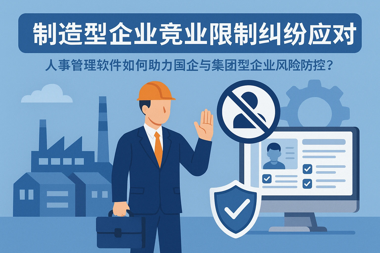 制造型企业竞业限制纠纷应对：人事管理软件如何助力国企与集团型企业风险防控？