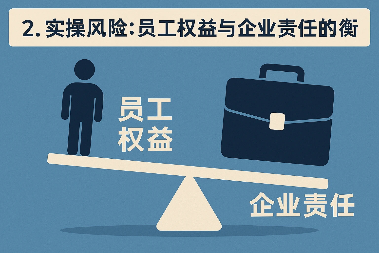 2. 实操风险：员工权益与企业责任的失衡