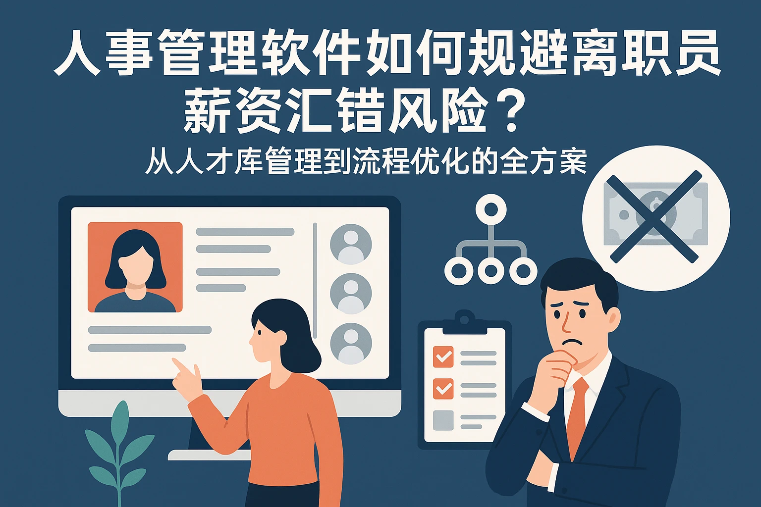 人事管理软件如何规避离职员工薪资汇错风险？从人才库管理到流程优化的全方案