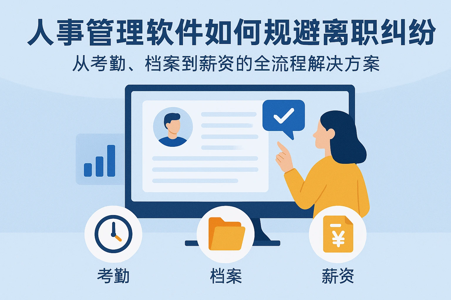 人事管理软件如何规避离职纠纷？从考勤、档案到薪资的全流程解决方案