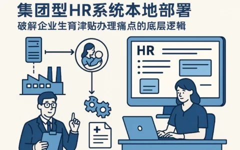 集团型HR系统本地部署：破解企业生育津贴办理痛点的底层逻辑
