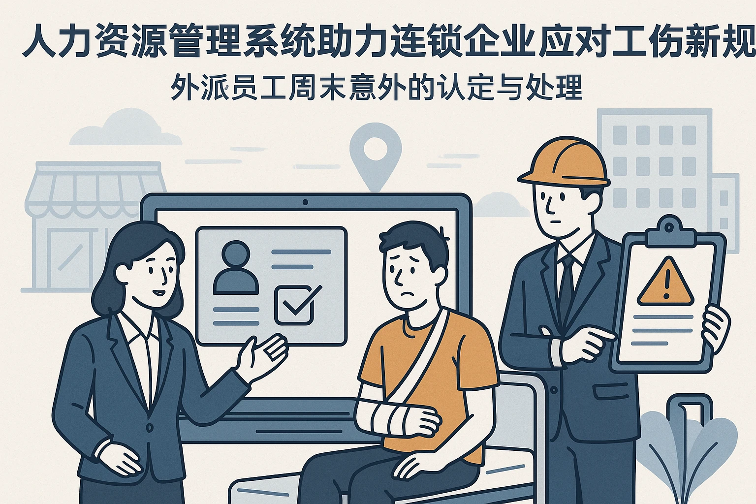 人力资源管理系统助力连锁企业应对工伤新规：外派员工周末意外的认定与处理