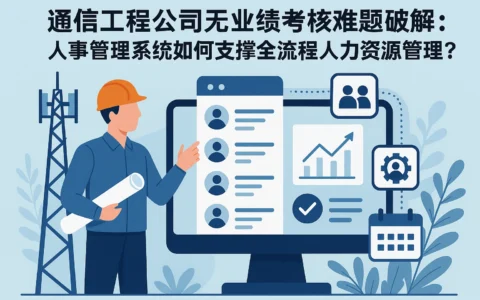 通信工程公司无业绩考核难题破解：人事管理系统如何支撑全流程人力资源管理？