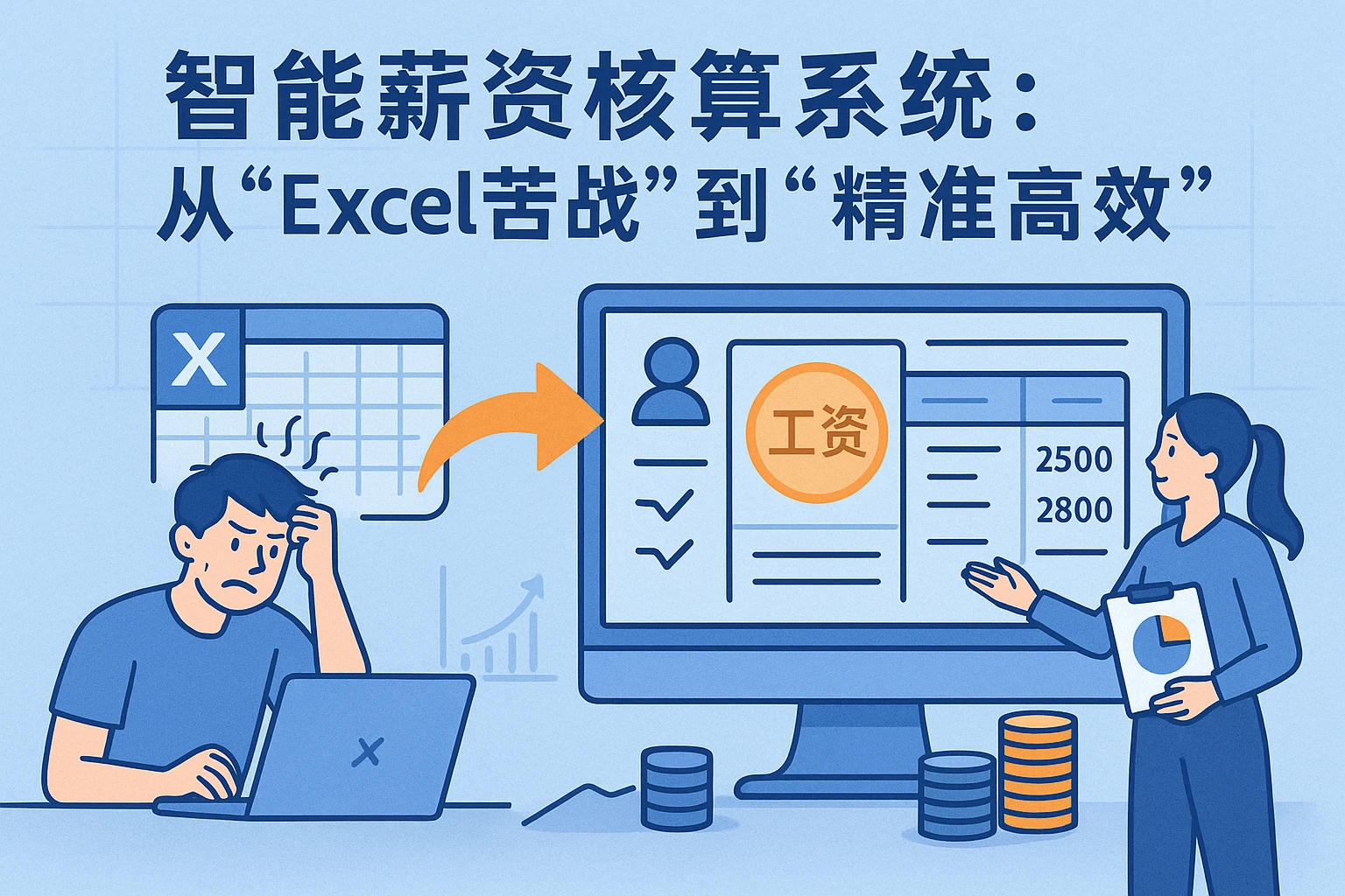 2. 智能薪资核算系统：从“Excel苦战”到“精准高效”