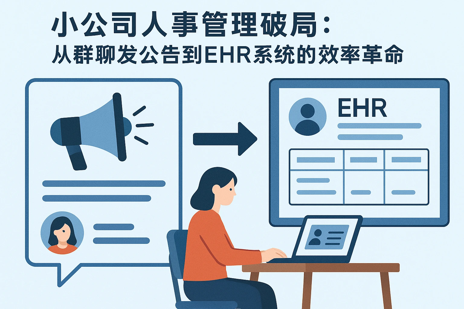小公司人事管理破局：从群聊发公告到EHR系统的效率革命