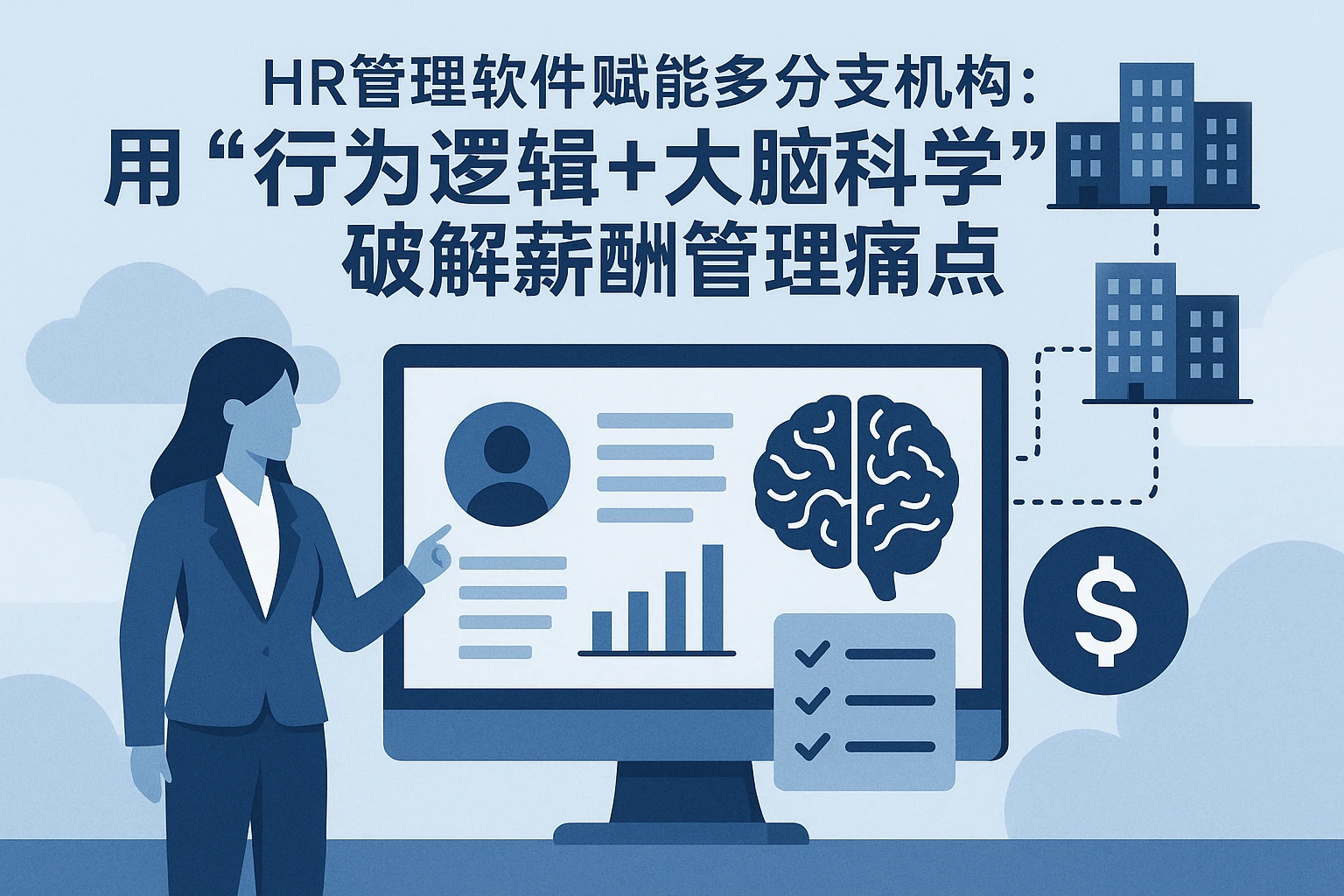 HR管理软件赋能多分支机构：用“行为逻辑+大脑科学”破解薪酬管理痛点