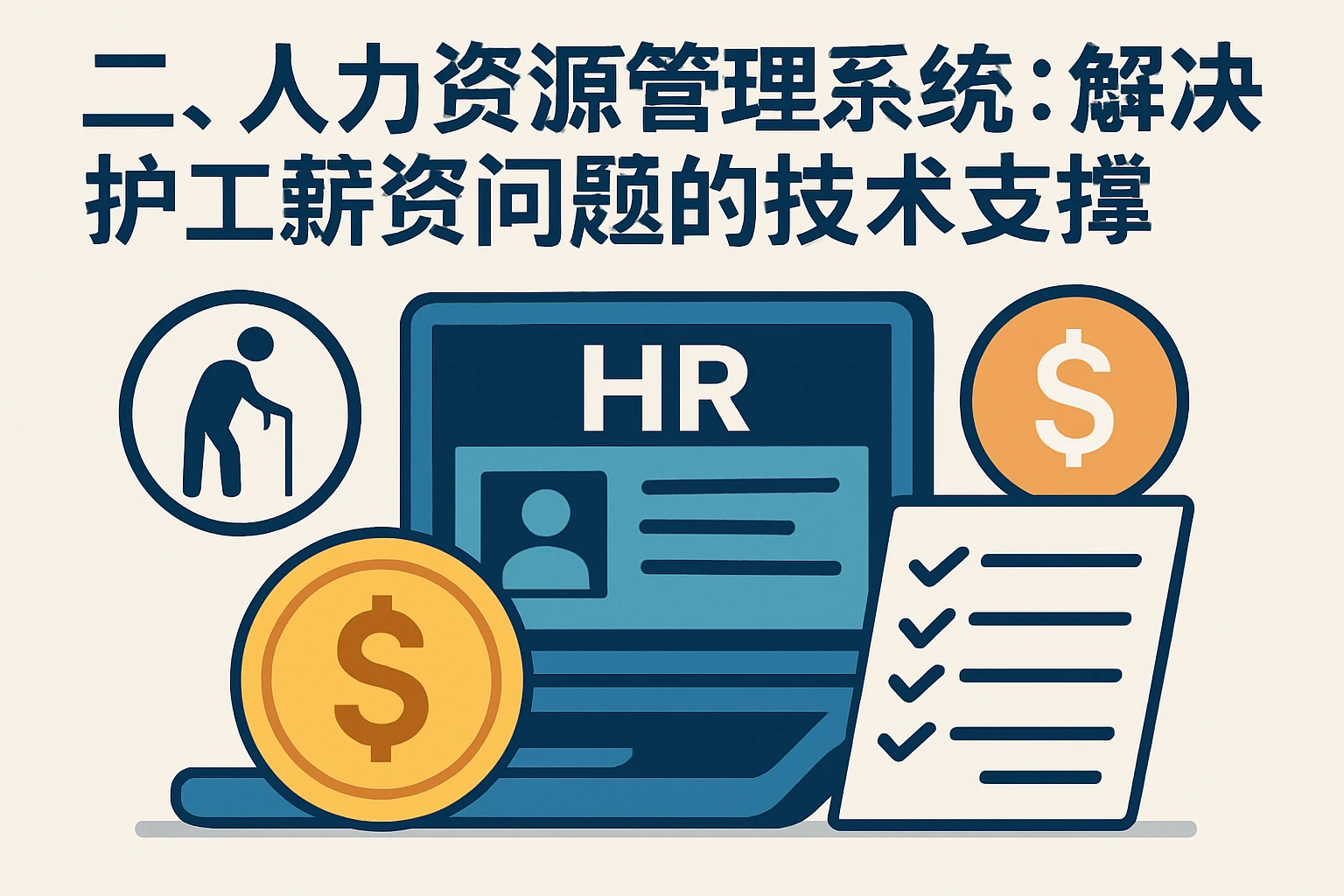 二、人力资源管理系统：解决护工薪资问题的技术支撑