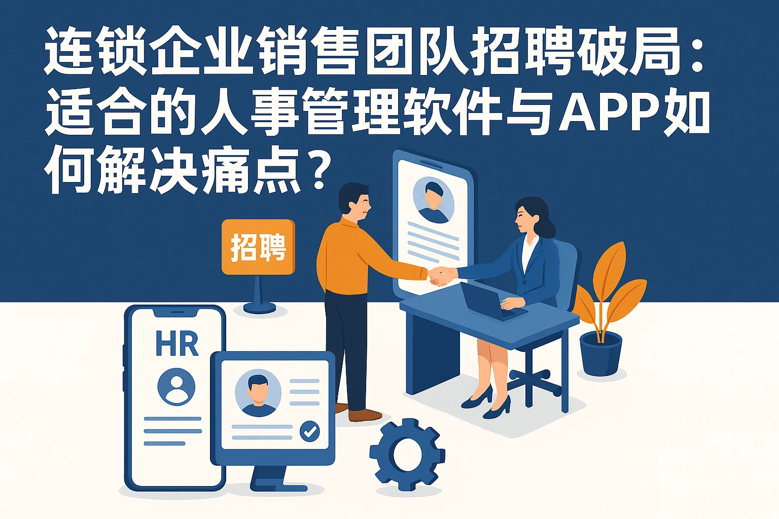 连锁企业销售团队招聘破局：适合的人事管理软件与APP如何解决痛点？