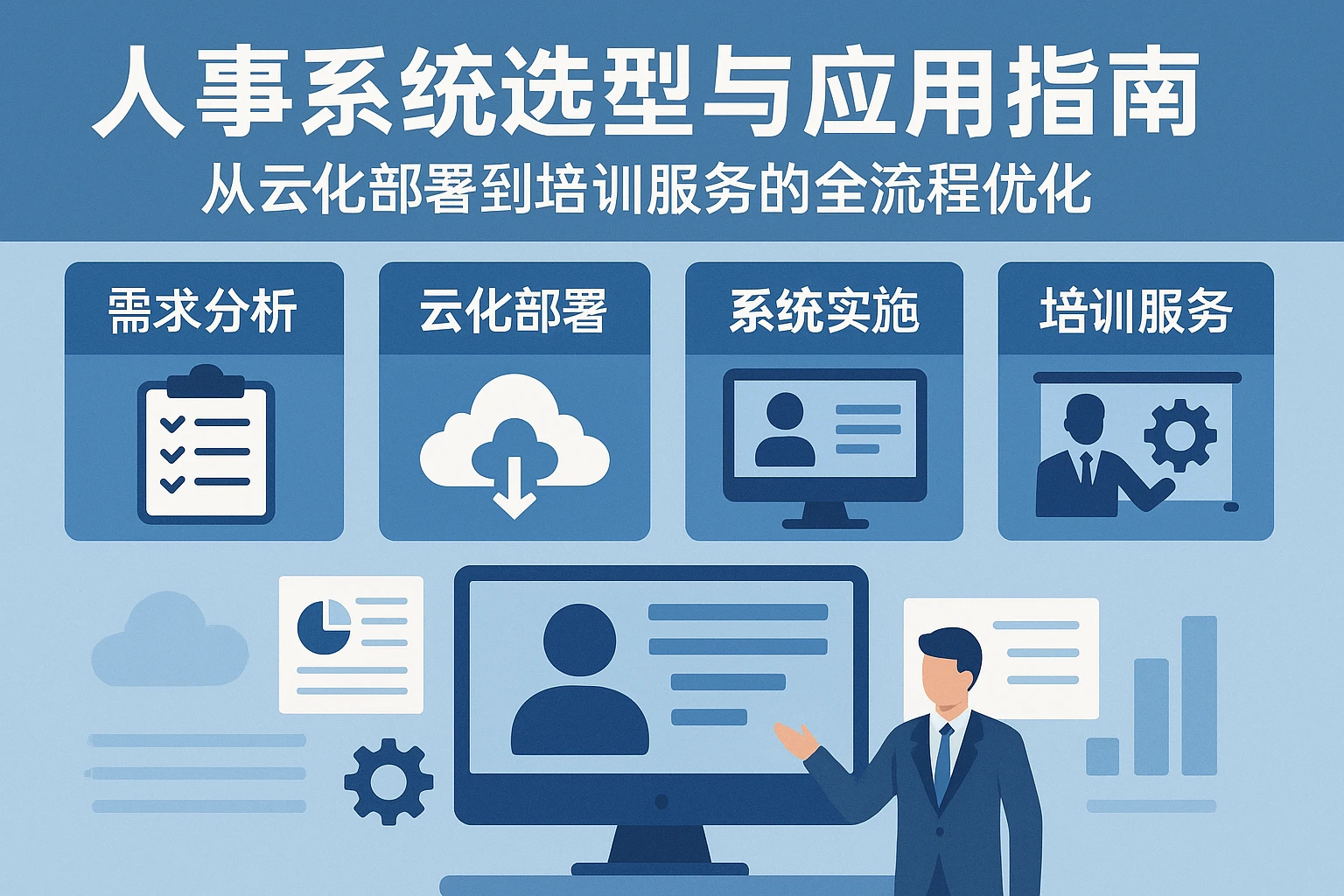 人事系统选型与应用指南：从云化部署到培训服务的全流程优化