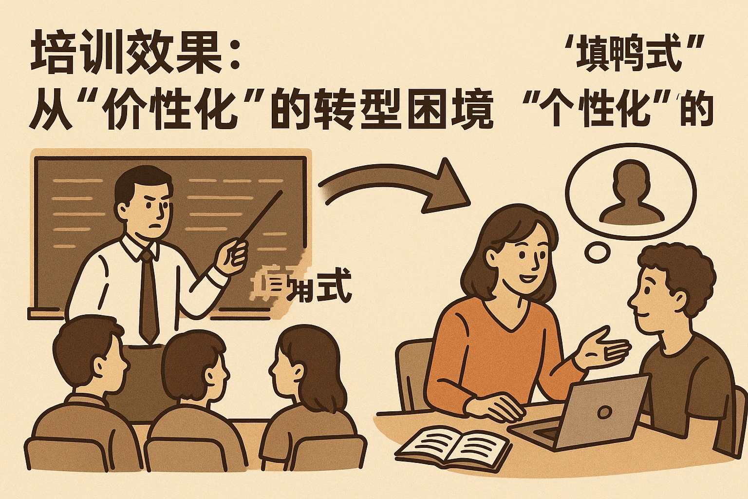 2. 培训效果：从“填鸭式”到“个性化”的转型困境