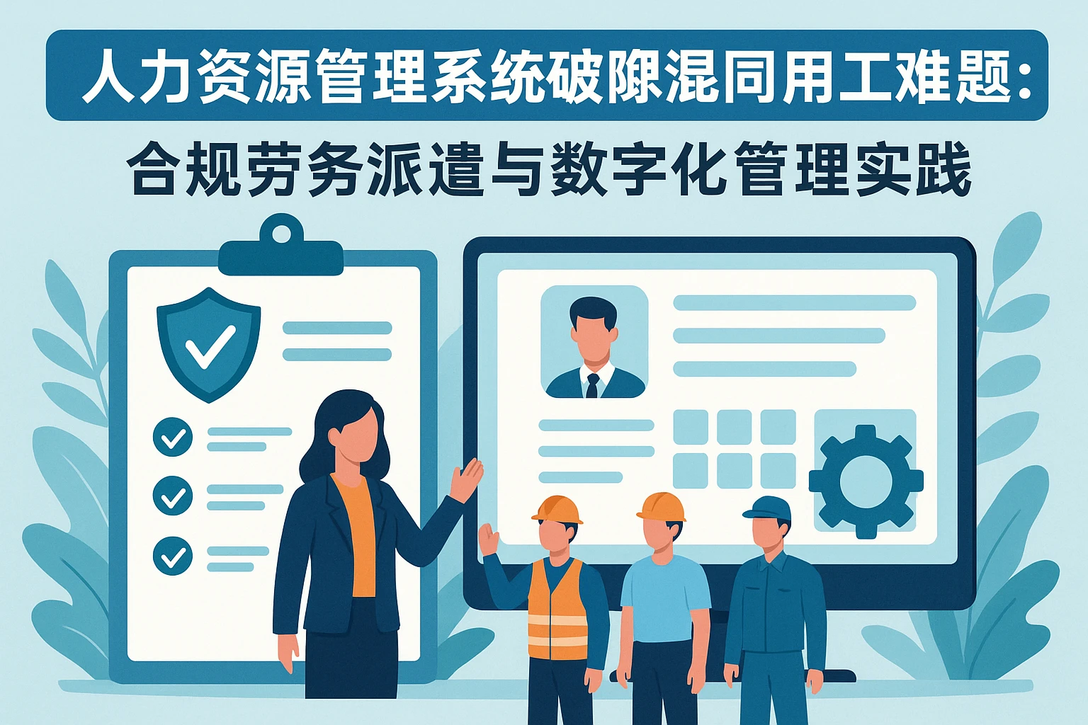 人力资源管理系统破解混同用工难题：合规劳务派遣与数字化管理实践
