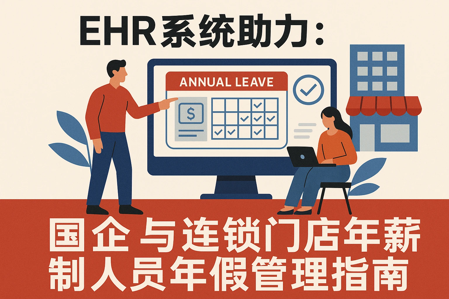 ehr系统助力：国企与连锁门店年薪制人员年假管理指南