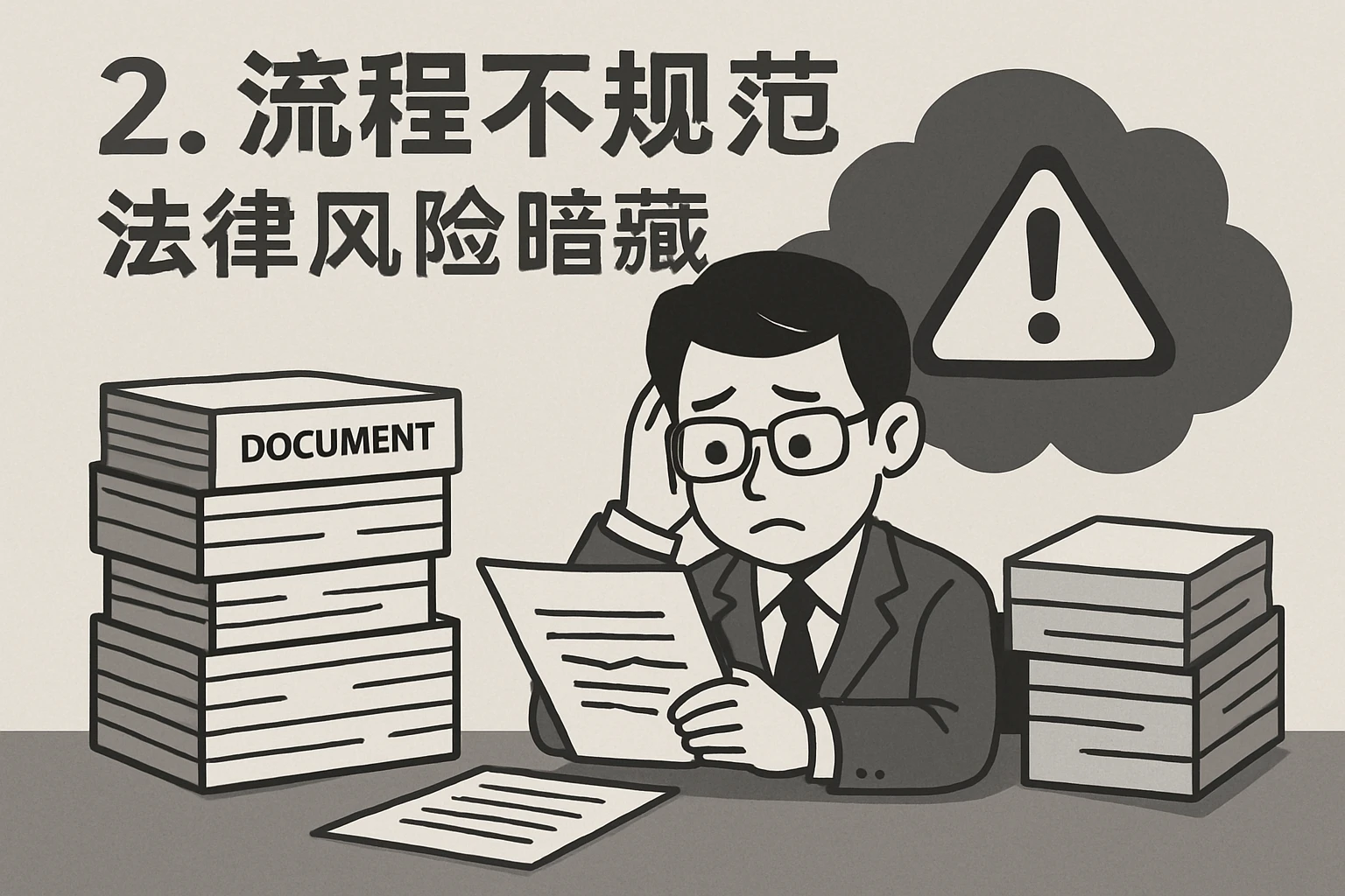 2. 流程不规范：法律风险暗藏
