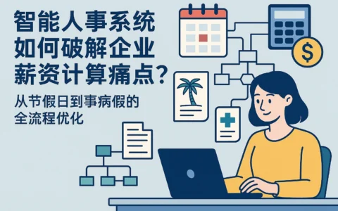 智能人事系统如何破解企业薪资计算痛点？从节假日到事病假的全流程优化