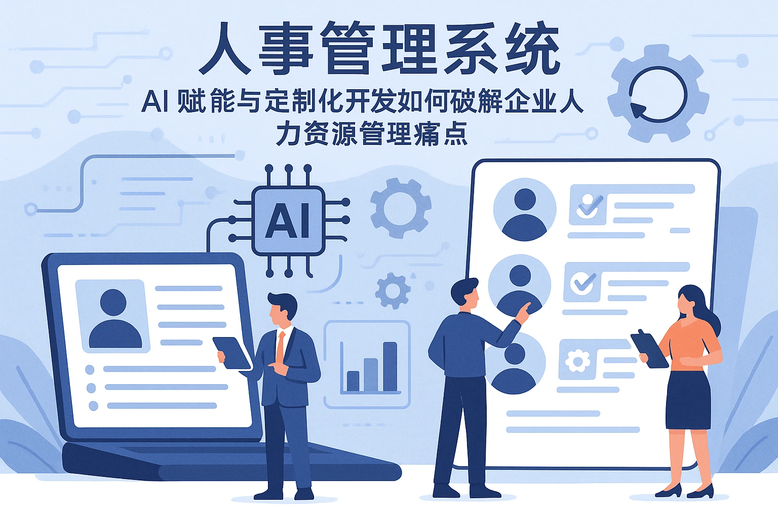 人事管理系统：AI赋能与定制化开发如何破解企业人力资源管理痛点