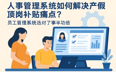 人事管理系统如何解决产假顶岗补贴痛点？员工管理系统选对了事半功倍