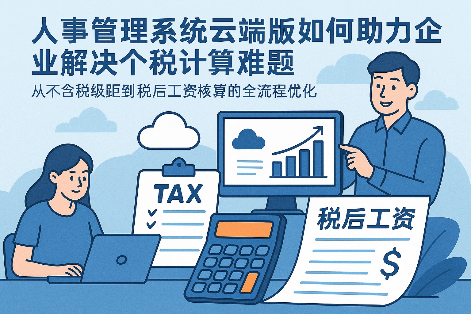 人事管理系统云端版如何助力企业解决个税计算难题——从不含税级距到税后工资核算的全流程优化