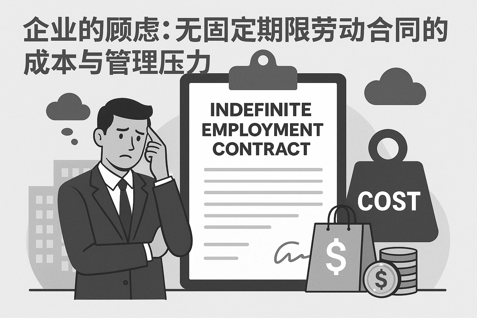 2. 企业的顾虑:无固定期限劳动合同的成本与管理压力