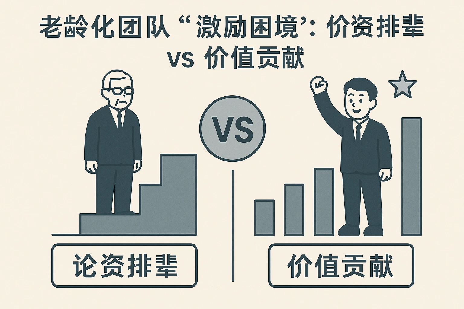 2. 老龄化团队“激励困境”：论资排辈 vs 价值贡献