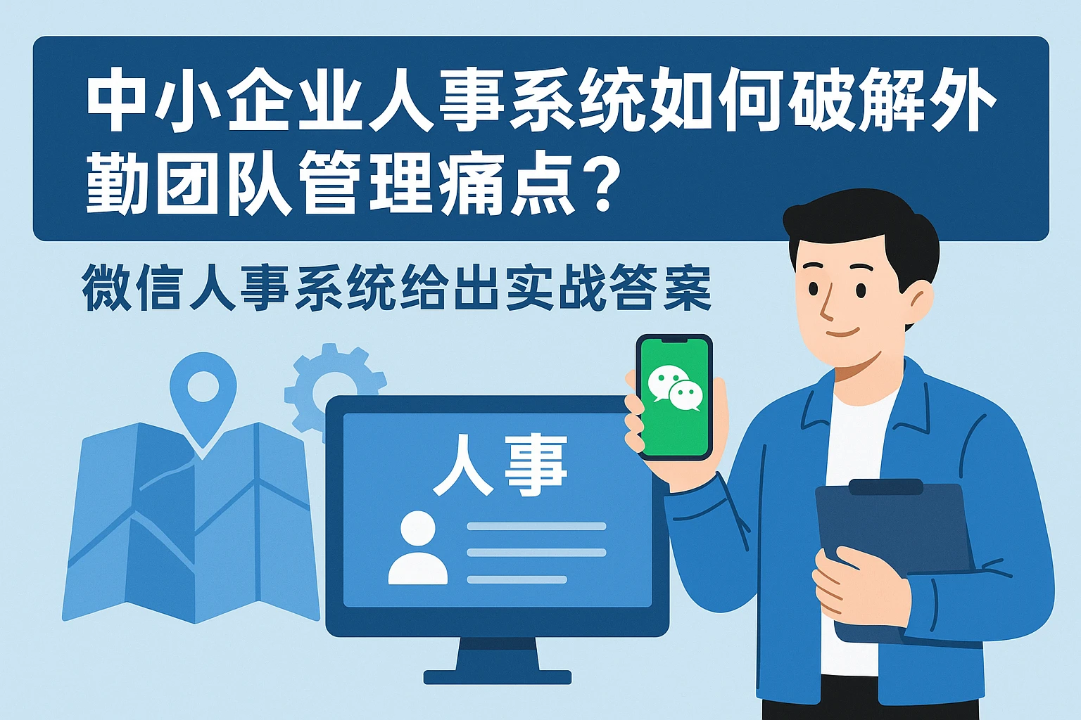 中小企业人事系统如何破解外勤团队管理痛点？微信人事系统给出实战答案
