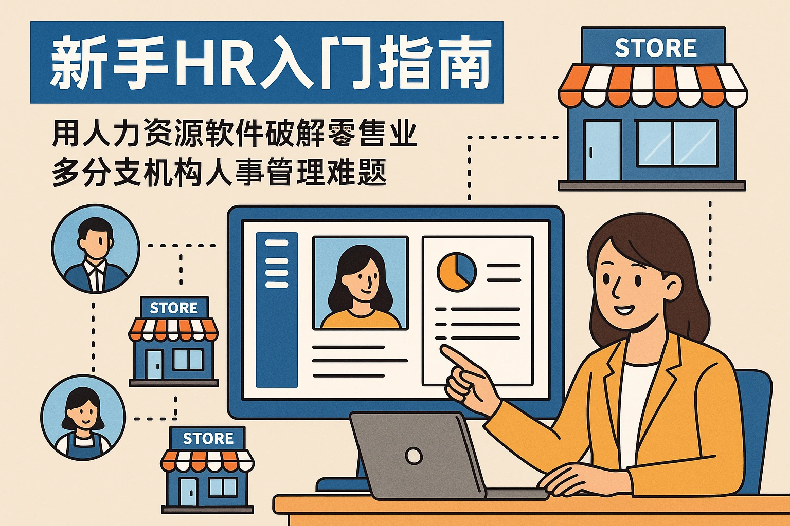 新手HR入门指南：用人力资源软件破解零售业多分支机构人事管理难题