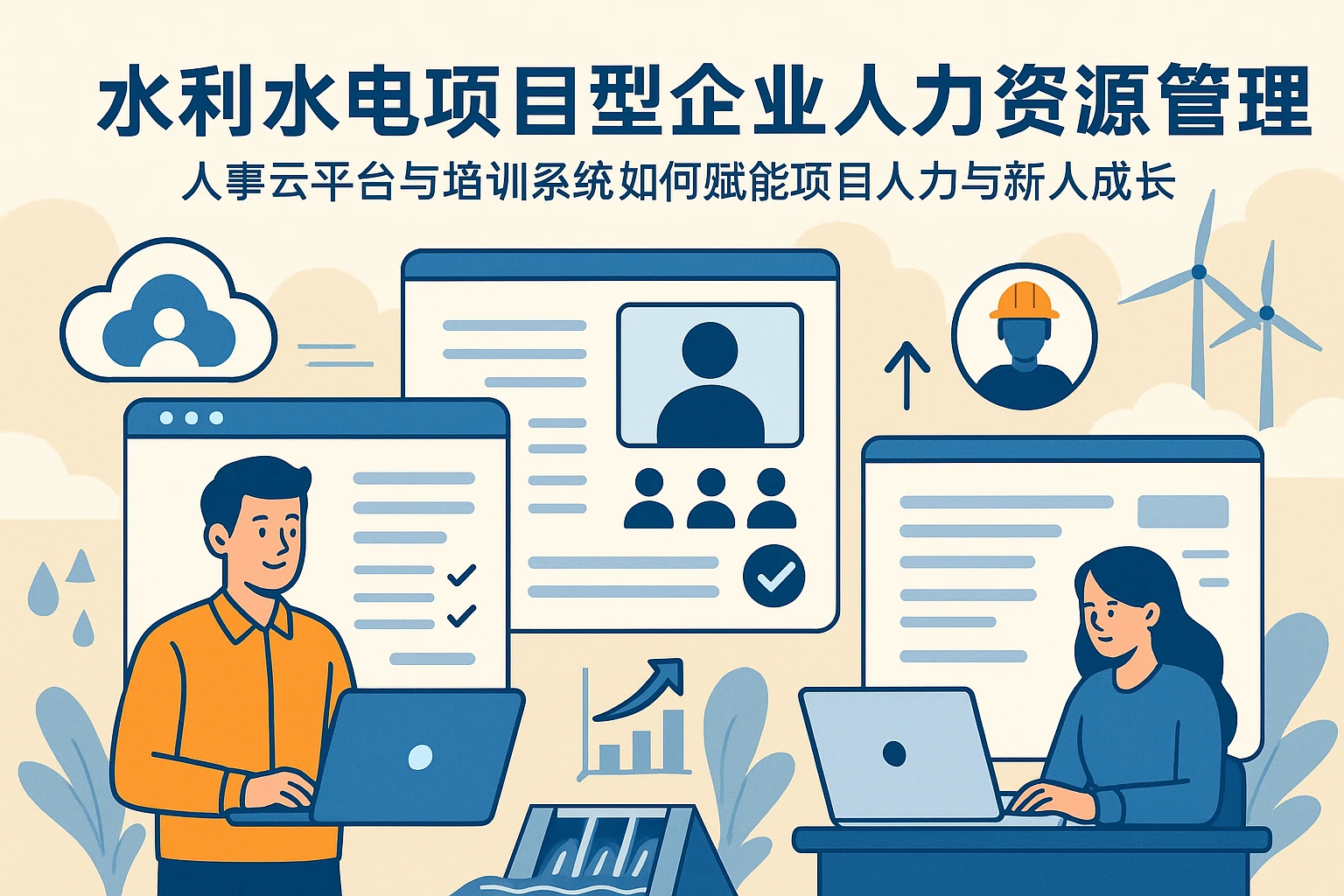 水利水电项目型企业人力资源管理：人事云平台与培训系统如何赋能项目人力与新人成长