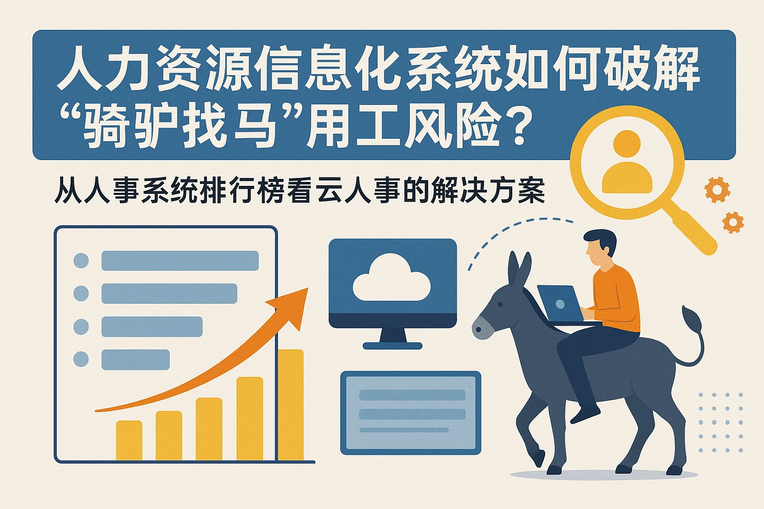 人力资源信息化系统如何破解“骑驴找马”用工风险？从人事系统排行榜看云人事的解决方案